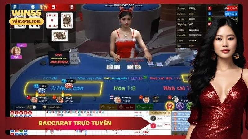 Baccarat trực tuyến