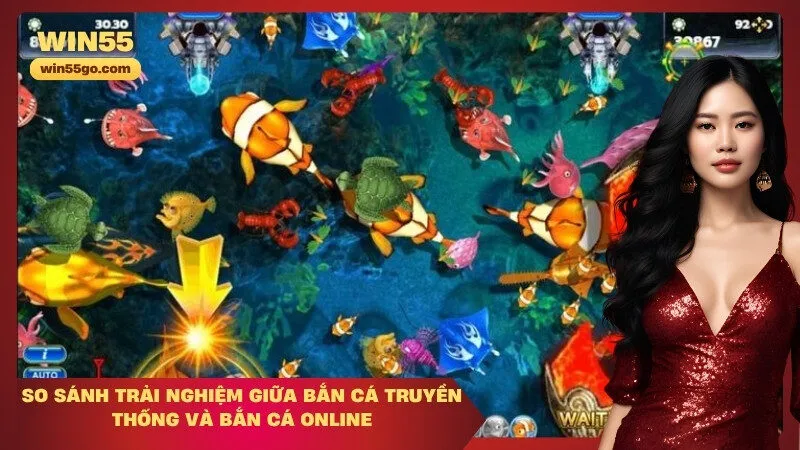 So sánh trải nghiệm giữa bắn cá truyền thống và bắn cá online
