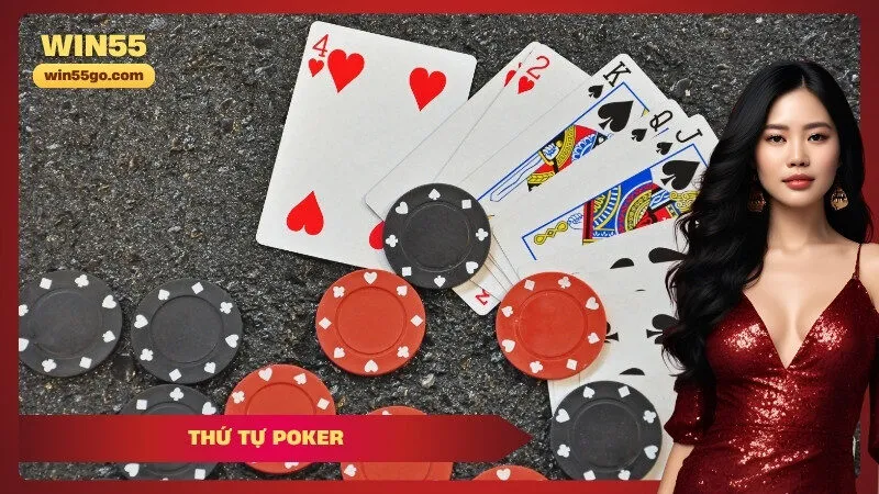 thứ tự poker